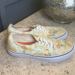 VANS Disney The Little Mermaid Ariel Tennis Sneaker Shoes Women 9.0 Men 7.5